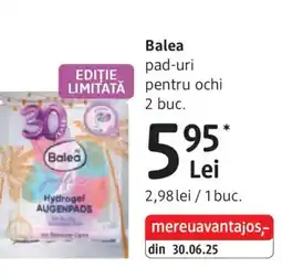 DM Balea pad-uri pentru ochi Ofertă