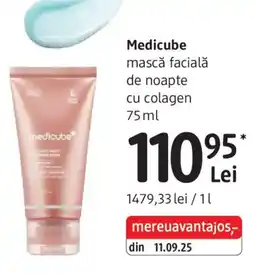 DM Medicube mască facială de noapte cu colagen Ofertă