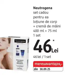 DM Neutrogena set cadou pentru ea loţiune de corp + cremă de mâini Ofertă
