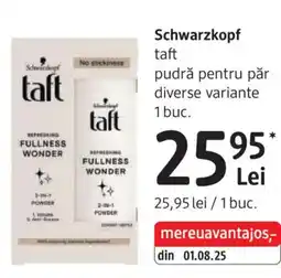 DM Schwarzkopf taft pudră pentru păr Ofertă