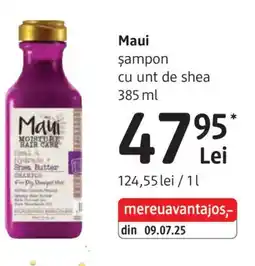 DM Maui Şampon cu unt de shea Ofertă
