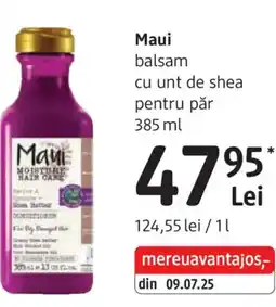 DM Maui balsam cu unt de shea pentru păr Ofertă