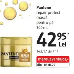 DM Pantene repair protect mască pentru păr Ofertă