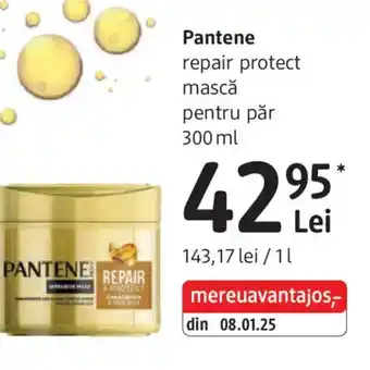 DM Pantene repair protect mască pentru păr Ofertă