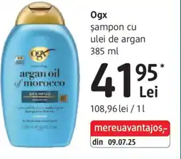 DM Ogx Șampon cu ulei de argan Ofertă