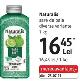 DM Naturalis sare de baie Ofertă