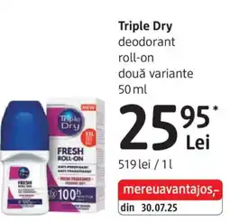 DM Triple Dry deodorant roll-on Ofertă