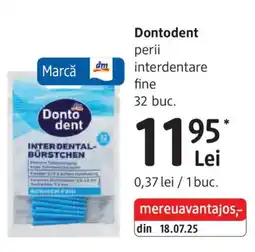 DM Dontodent perii interdentare fine Ofertă