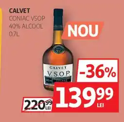 Auchan Calvet Coniac V.S.O.P 40% alcool Ofertă