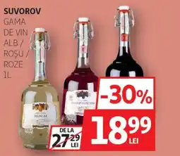 Auchan Suvorov gama de vin alb/ roșu/ roze Ofertă