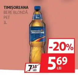 Auchan Timișoreana bere blondă Ofertă