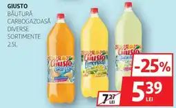 Auchan Giusto băutură carbogazoasă Ofertă