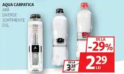 Auchan Aqua Carpatica apă Ofertă