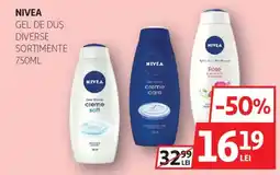 Auchan NIVEA Gel de duş Ofertă