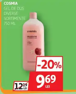 Auchan Cosmia gel de duş Ofertă