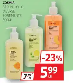 Auchan Cosmia săpun lichid Ofertă