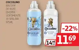 Auchan Coccolino balsam de rufe Ofertă