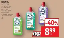Auchan Igienol soluţie curăţare pardoseli Ofertă