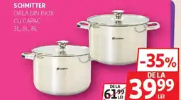 Auchan Schmitter Oala din inox cu capac Ofertă