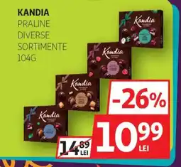 Auchan Kandia praline Ofertă