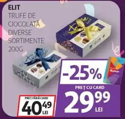 Auchan Elit Trufe de ciocolată Ofertă