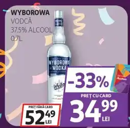 Auchan Wyborowa Vodcă 37.5% alcool Ofertă