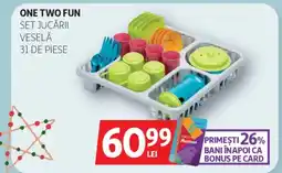 Auchan One Two Fun set jucării veselă Ofertă