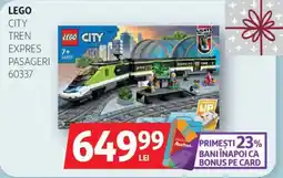 Auchan LEGO City tren expres pasageri 60337 Ofertă