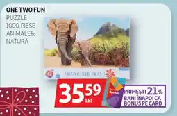 Auchan One Two Fun puzzle Ofertă