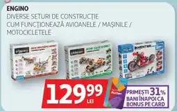 Auchan Engino diverse seturi de construcţie Ofertă