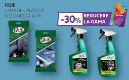 Auchan Jolie gama de șervețele şi cosmetică auto Ofertă
