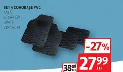 Auchan Set 4 covorase PVC Ofertă