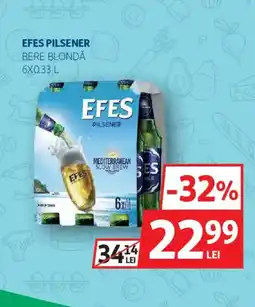 Auchan Efes Pilsener bere blondă Ofertă