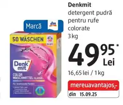 DM Denkmit detergent pudră pentru rufe colorate Ofertă