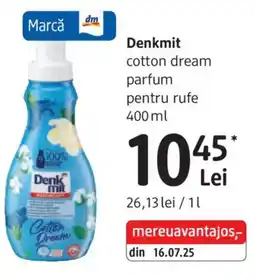 DM Denkmit cotton dream parfum pentru rufe Ofertă