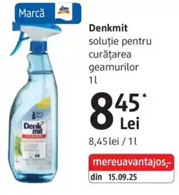 DM Denkmit soluție pentru curăţarea geamurilor Ofertă