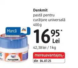 DM Denkmit pastă pentru curăţare universală Ofertă