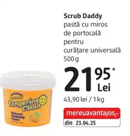 DM Scrub Daddy pastă cu miros de portocală pentru curățare universală Ofertă