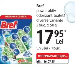 DM Bref power aktiv odorizant toaletă Ofertă