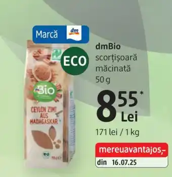 DM DmBio Scorțișoară măcinată Ofertă