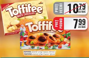 CBA TOFFIFEE praline, Classic, White Ofertă