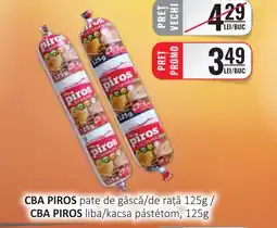 CBA CBA PIROS pate de gâscă/de rață Ofertă