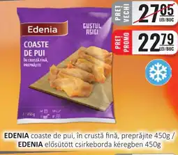 CBA EDENIA coaste de pui, în crustă fină, preprăjite Ofertă