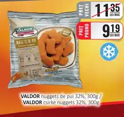 CBA VALDOR nuggets de pui 32% Ofertă