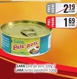 CBA LARA pate de porc Ofertă