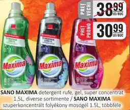 CBA SANO MAXIMA detergent rufe, gel, super concentrat Ofertă