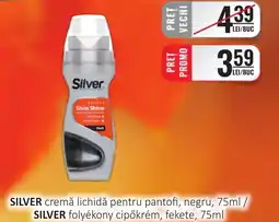 CBA SILVER cremă lichidă pentru pantofi, negru Ofertă