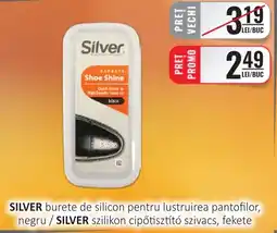CBA SILVER burete de silicon pentru lustruirea pantofilor, negru Ofertă