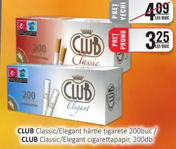 CBA CLUB Classic/Elegant hârtie țigarete Ofertă
