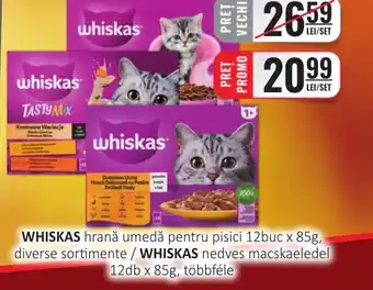 CBA WHISKAS hrană umedă pentru pisici Ofertă